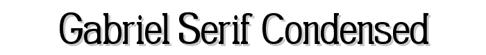Gabriel Serif Condensed font